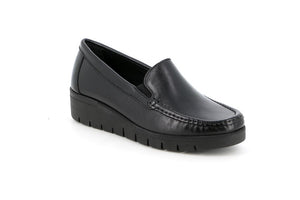 GRUNLAND SC5602 MOCASSINO CLASSICO DA DONNA IN PELLE NERO