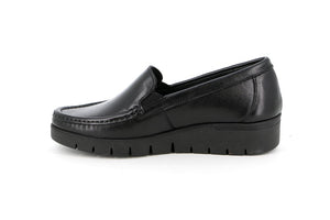 GRUNLAND SC5602 MOCASSINO CLASSICO DA DONNA IN PELLE NERO