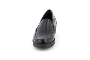 GRUNLAND SC5602 MOCASSINO CLASSICO DA DONNA IN PELLE NERO